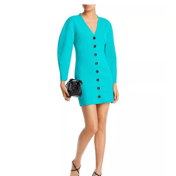 NWT A.L.C. Nate Dress in Jade - Picture 2 of 5